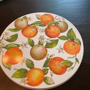 4 hard placemat with cork backing